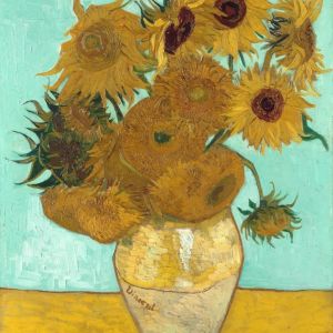 Art night: Sunflowers - team painting: best team building activity idea