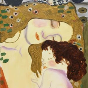 Art night: Mother and Child, painting team building activity idea